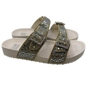 Madden NYC Bedazzled Sandals‎ Women's Size 8